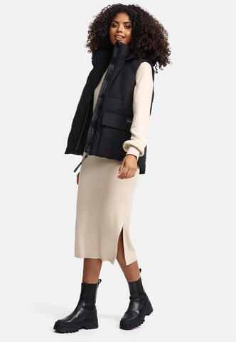 NAVAHOO Bodywarmer 'Zimthäschen XIV' in Zwart