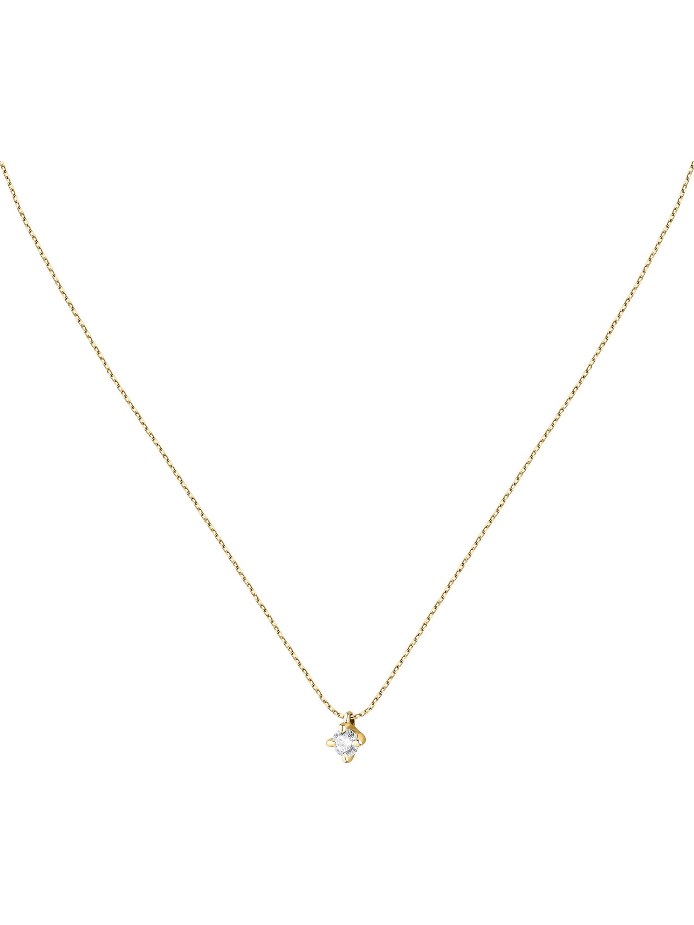 Live Diamond Kette in Gold: Vorderseite