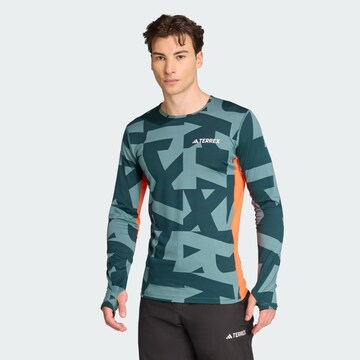 ADIDAS TERREX Functioneel shirt in Groen: voorkant