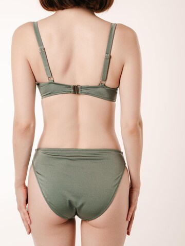 BREEZERA Balconette Bikini Top in Green