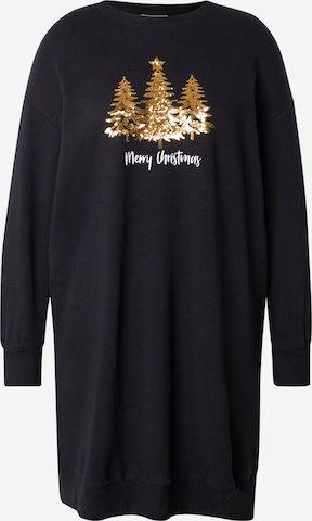 ONLY Carmakoma - Vestido 'CARXMAS' en negro: frente