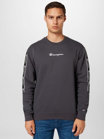 Sweat-shirt Champion Authentic Athletic Apparel en gris : devant