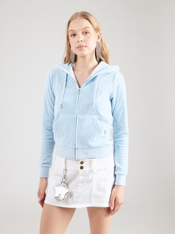 Juicy Couture Ζακέτα φούτερ σε μπλε: μπροστά