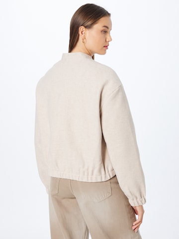 ABOUT YOU Sweatjacke 'Theres' in Beige