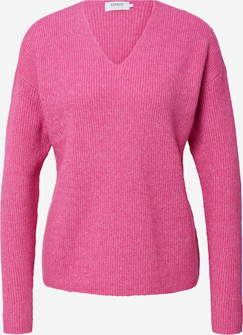 ONLY Pullover 'Camilla' i pink: forside