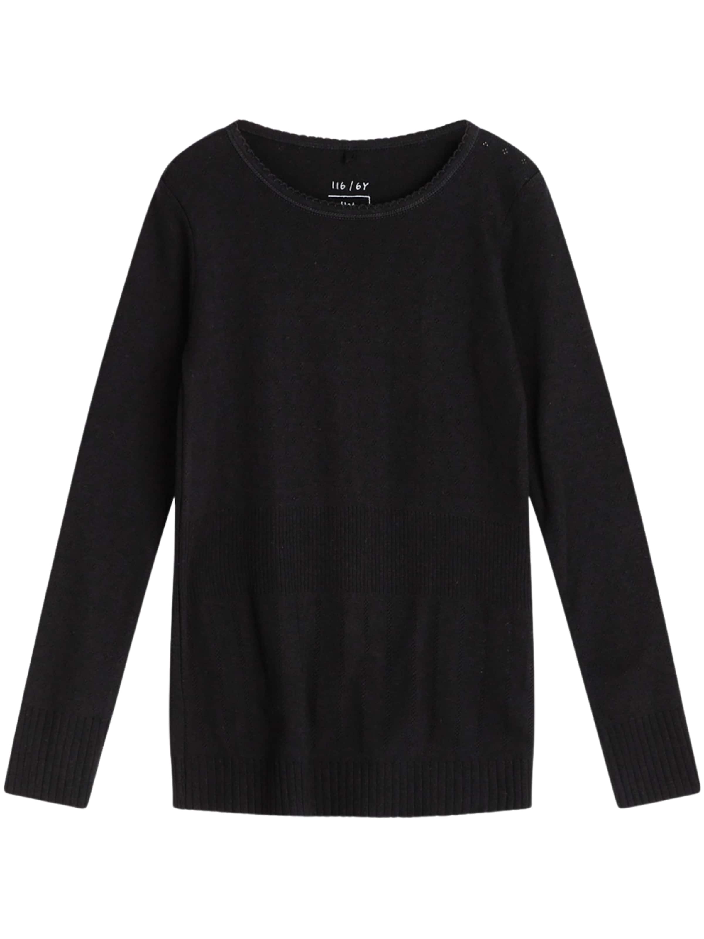 NOA NOA miniature Pullover 'Mini' in Schwarz: Vorderseite