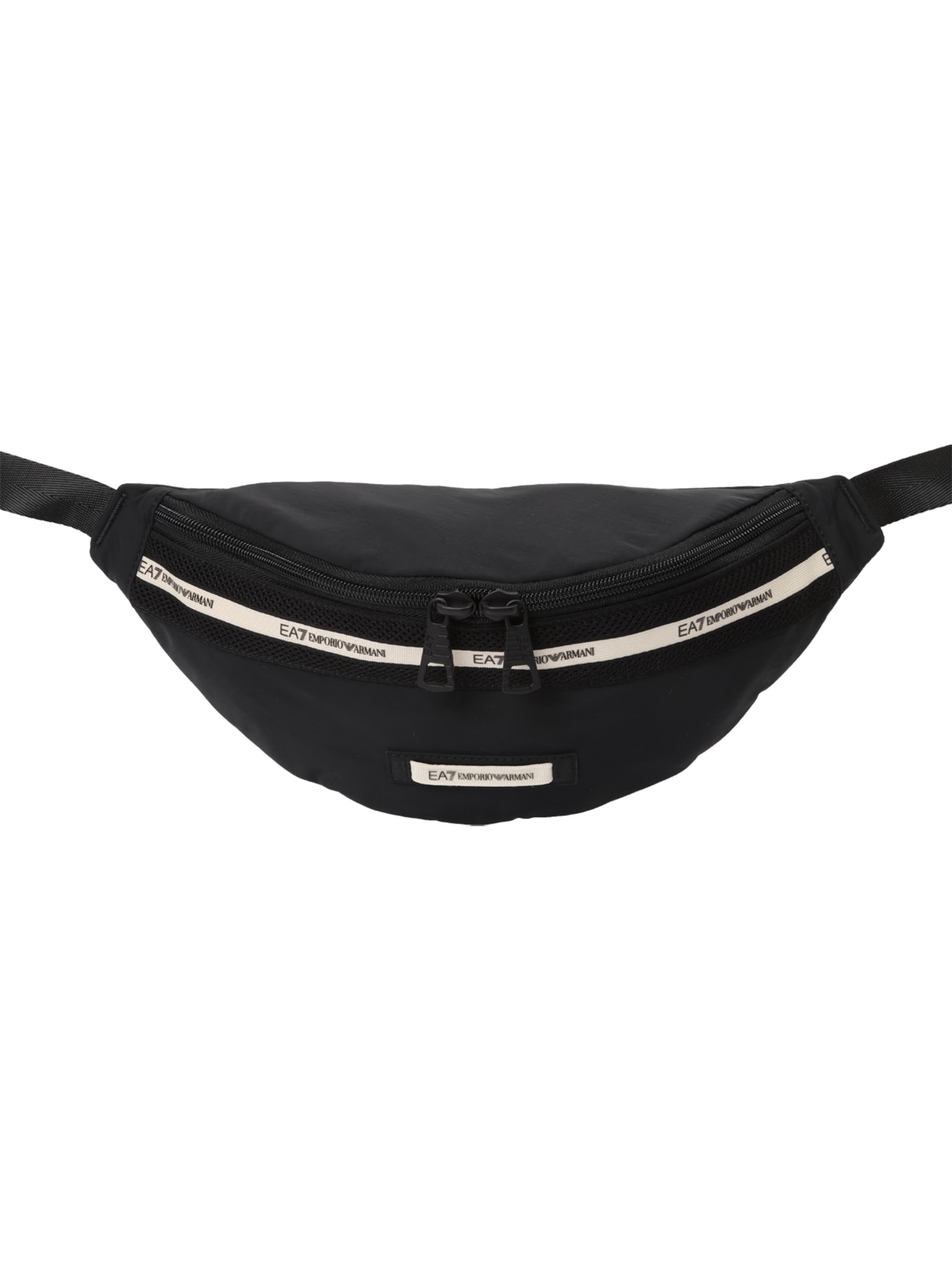 EA7 Emporio Armani - Bolso de hombro en negro: frente