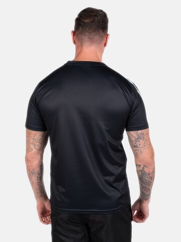 Sergio Tacchini Performance shirt 'Scotland' in Black