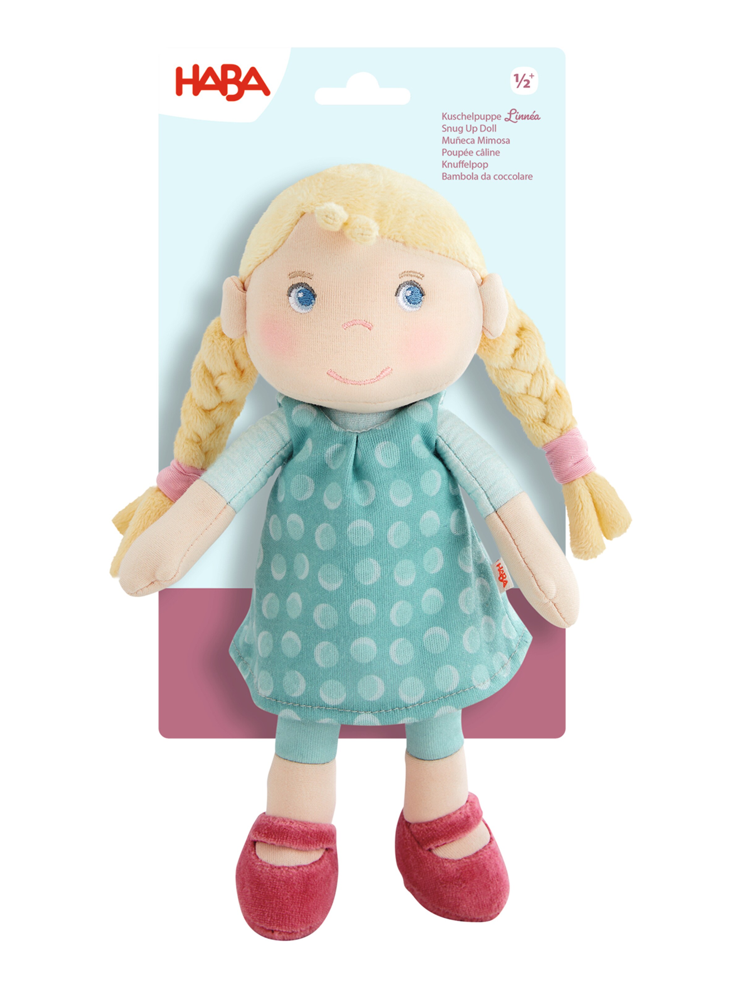 HABA Stuffed animals 'Linnea' in Blue: front
