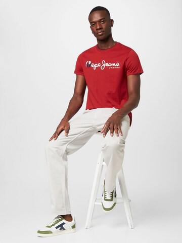 Pepe Jeans T-Shirt 'TRUMAN' in Rot