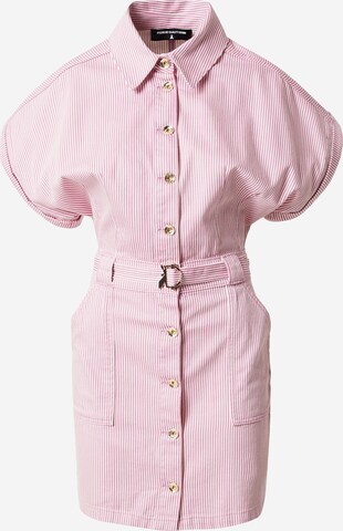 Rochie tip bluză de la PATRIZIA PEPE pe roz: față