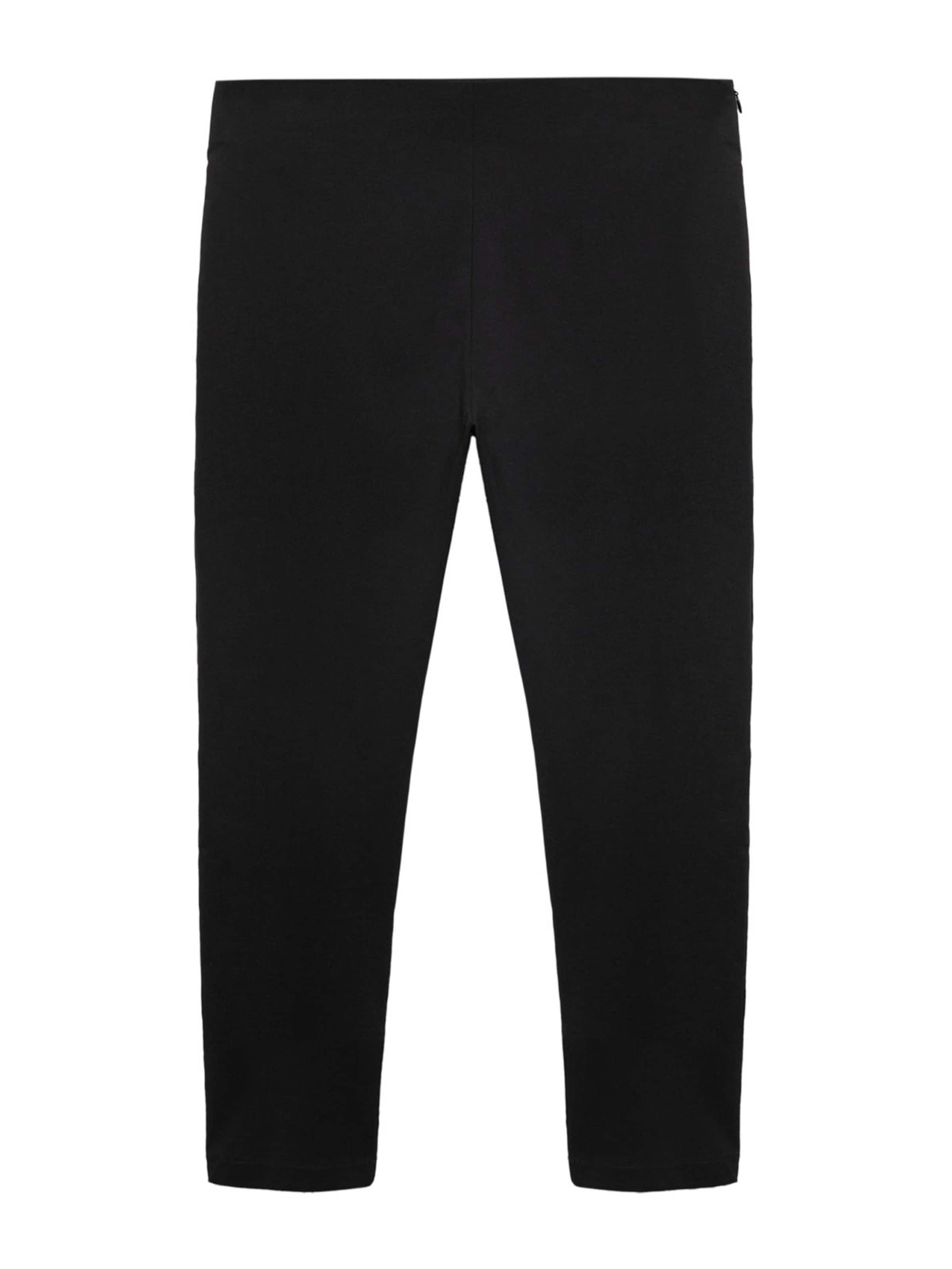 MANGO Skinny Leggings 'Loro' - fekete: elől