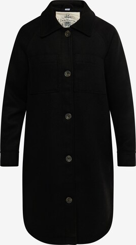 DreiMaster Vintage Between-Seasons Coat in Black: front