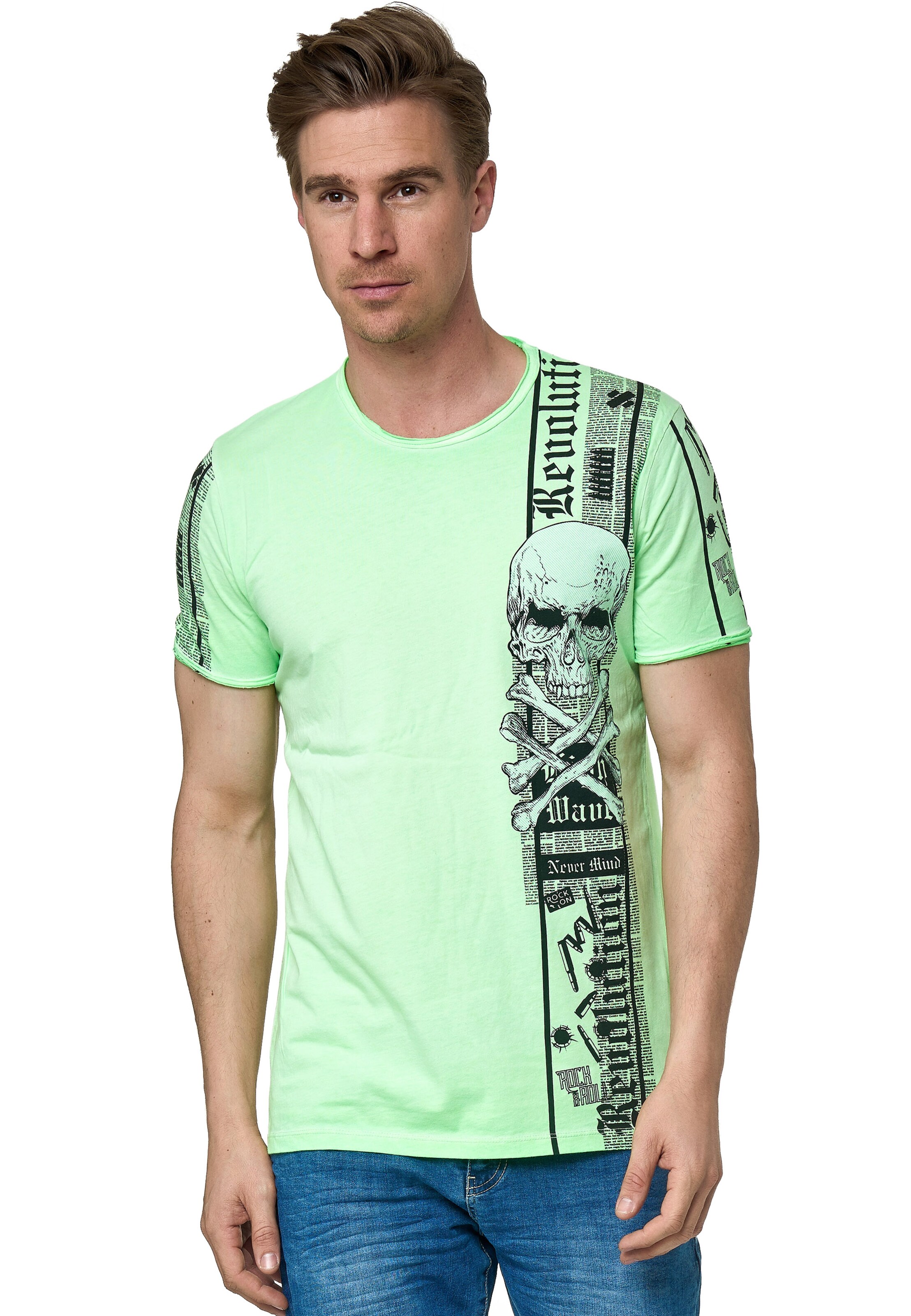 Rusty Neal Shirt in Green: front