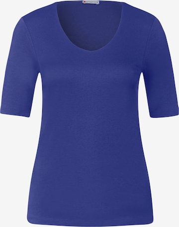 STREET ONE Shirt 'Palmira' in Blauw: voorkant