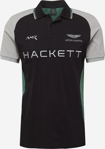 Hackett London Koszulka 'AMR' w kolorze czarny: przód