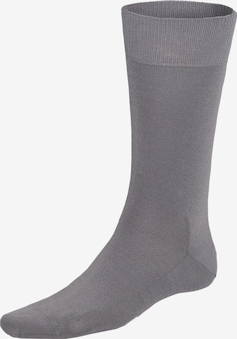 Chaussettes 'Longlife' KUNERT en gris : devant