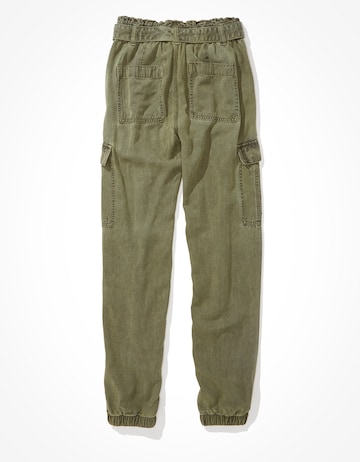 American Eagle Tapered Trousers in Green