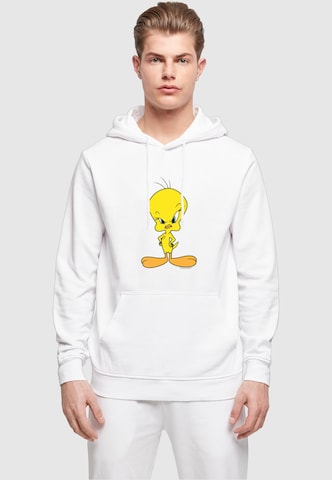 ABSOLUTE CULT Sweatshirt 'Looney Tunes - Angry Tweety' in Weiß: Vorderseite