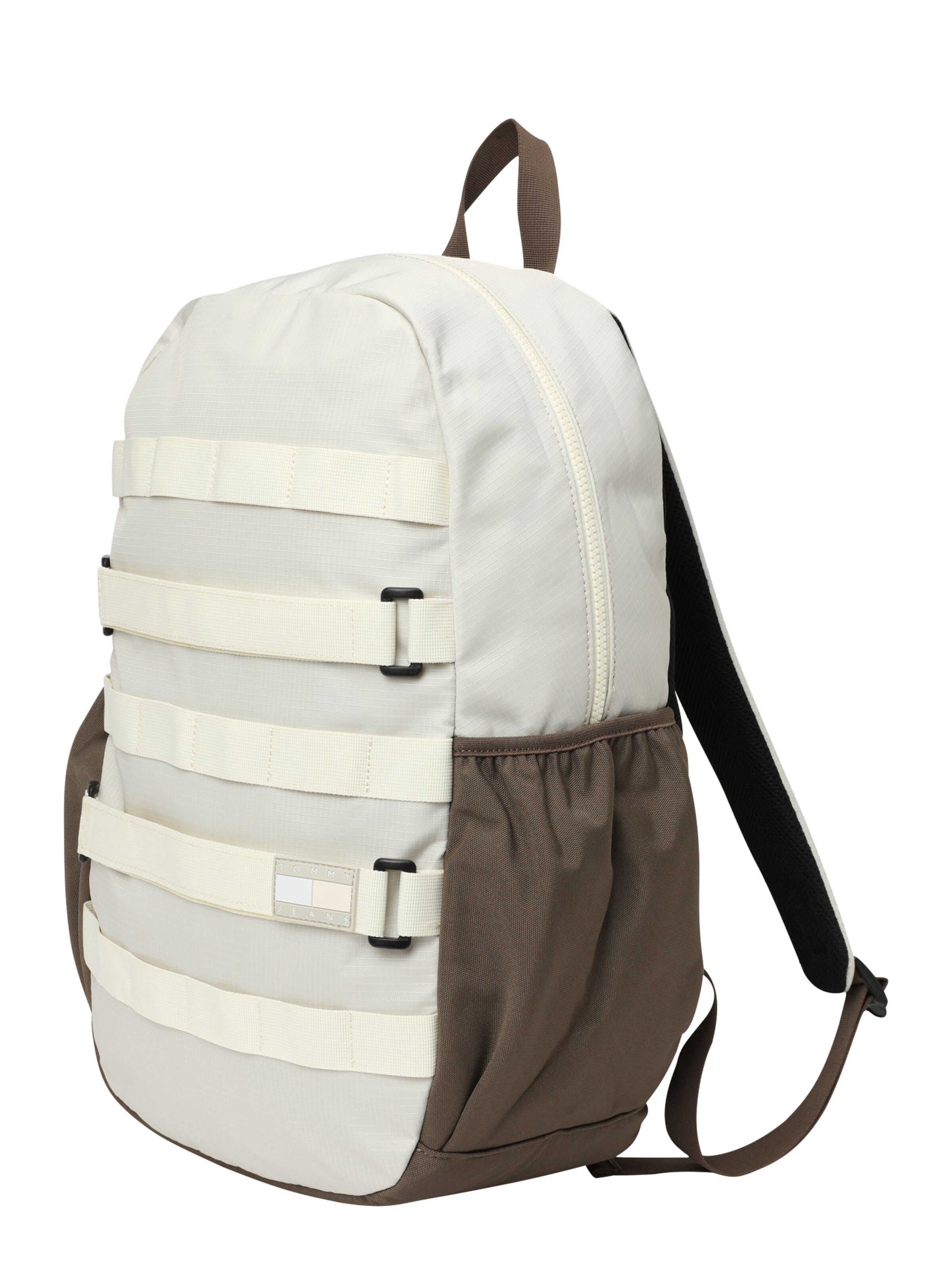 Tommy Jeans Backpack in Beige: front