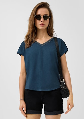 QS - Camiseta en azul: frente