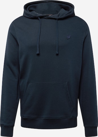 Lyle & Scott Sweatshirt 'Tonal Eagle' in Blue: front