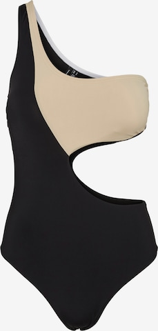 VERO MODA Bustier Badeanzug 'LEAH' in Schwarz: predná strana