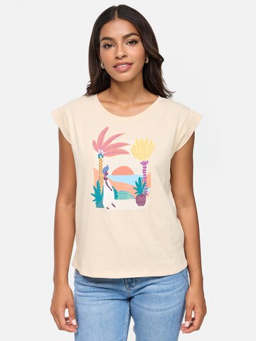 Orsay T-Shirt 'Holiday' in Beige: predná strana