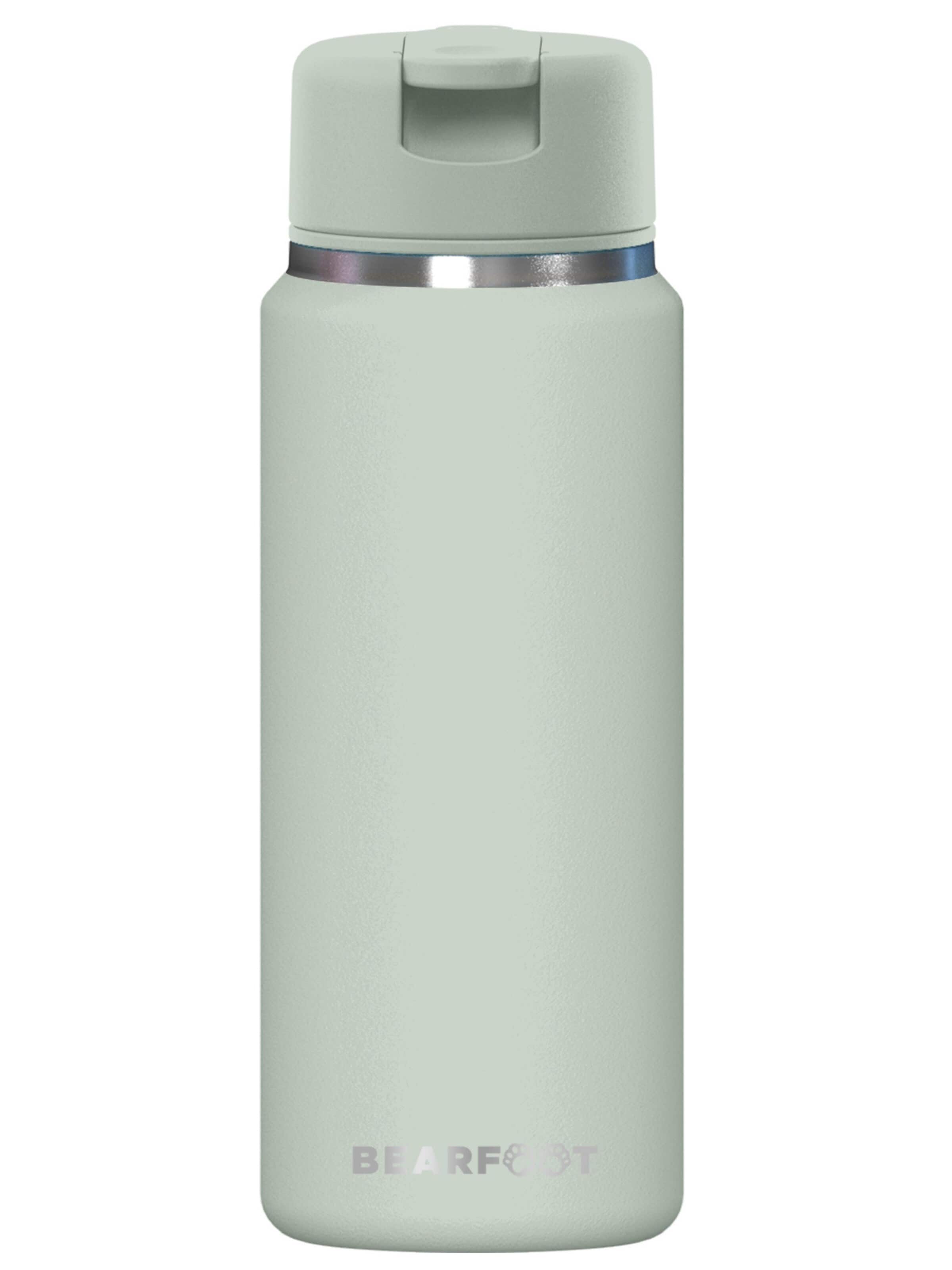 BEARFOOT Trinkflasche 'TINY Thermo Kinder Trinkflasche Edelstahl - Grün'‌‌‌ in Grün: Vorderseite