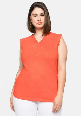 SHEEGO Top in Orange: front