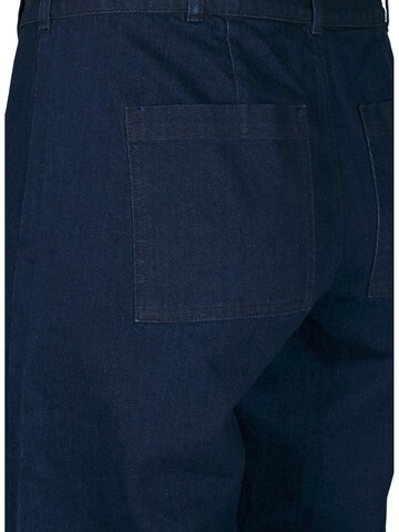Wide leg Jeans di Zizzi in blu