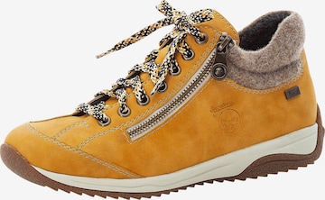 RIEKER Athletic Lace-Up Shoes in Yellow: front