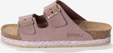 Mule 'Athena' Bayton en violet : devant