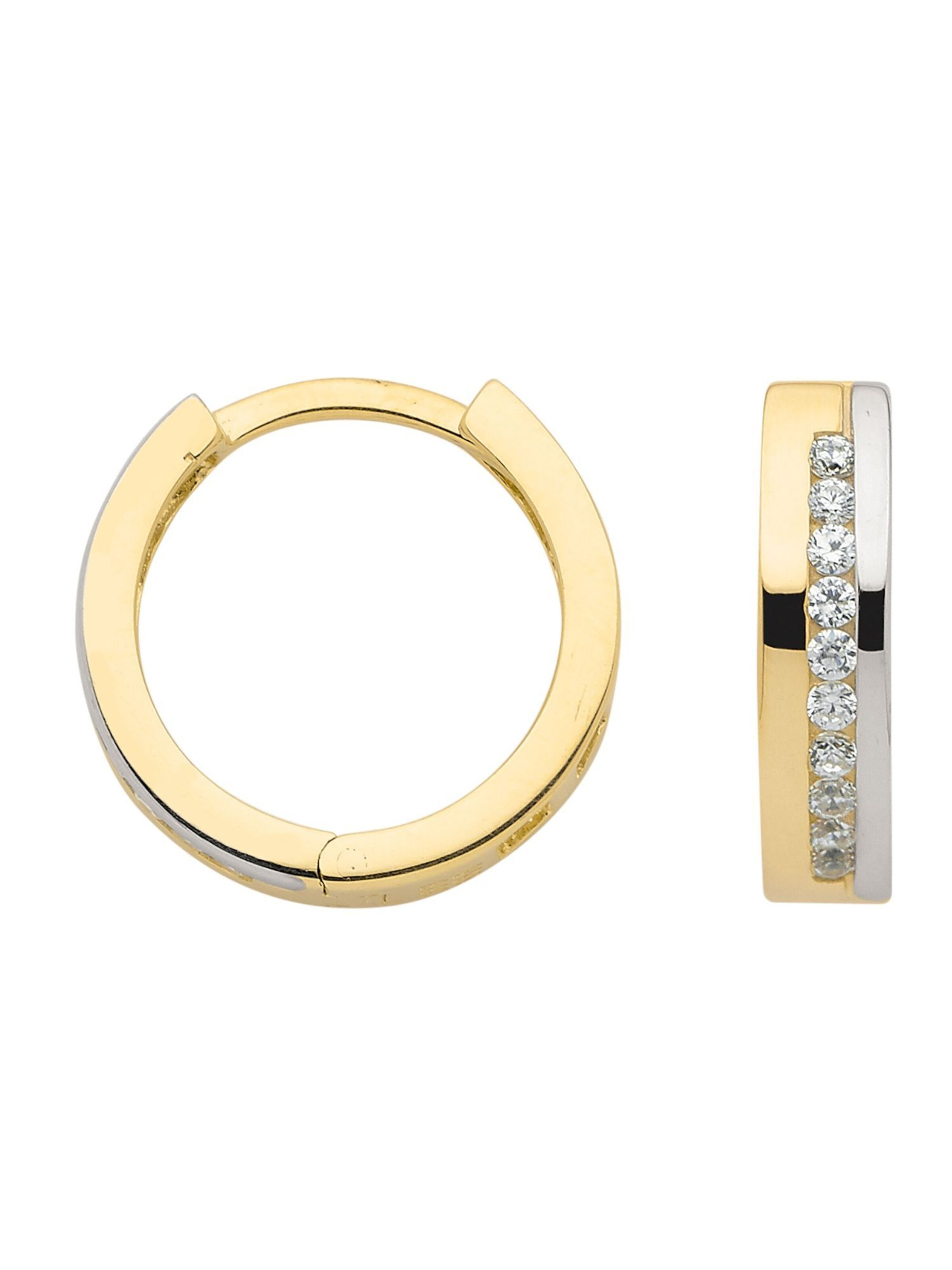 Adelia´s Ohrringe in Gold: Vorderseite