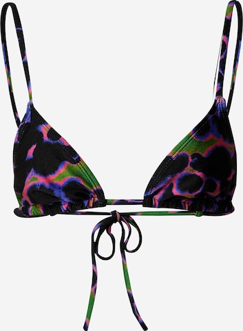 TOPSHOP Triangle Bikini Top in Mixed colors: front
