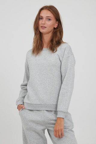 b.young - Sweatshirt em cinzento: frente