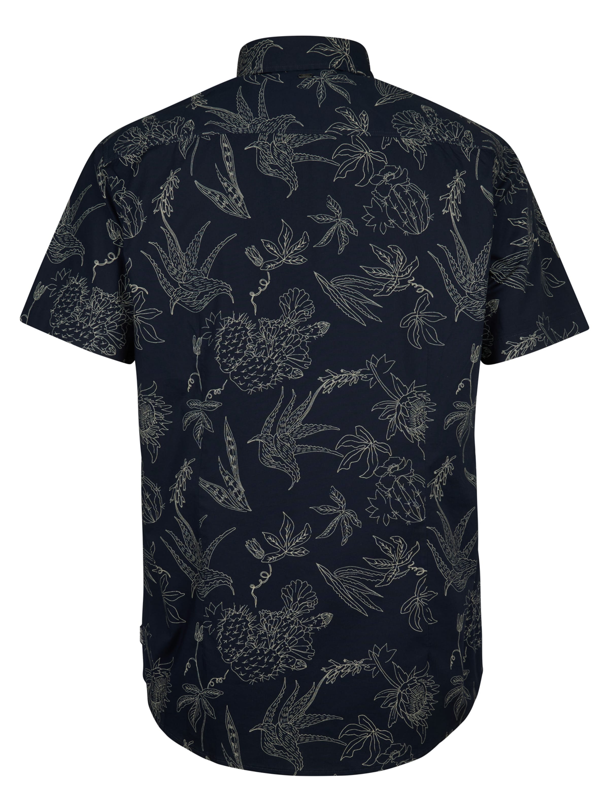 Petrol Industries Slim Fit Hemd in Blau