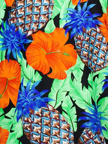 King Kameha Scarf 'Pineapple Hibiscus' in Green