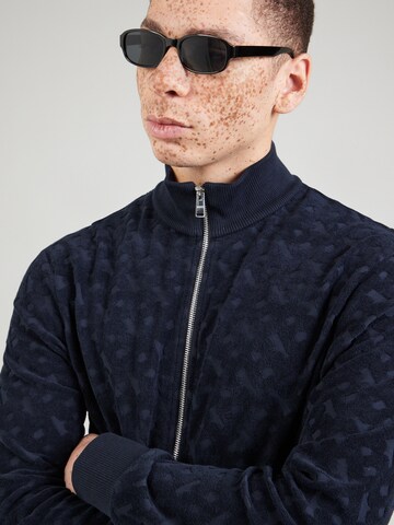 BOSS Sweatvest 'H-Siza 08' in Blauw