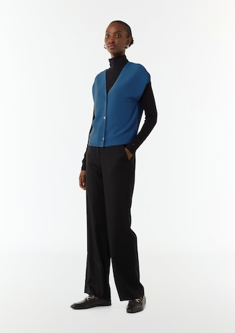 COMMA Strickjacke in Blau