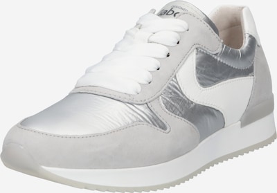 Sneaker bassa GABOR di colore grigio / grigio argento / bianco, Visualizzazione prodotti