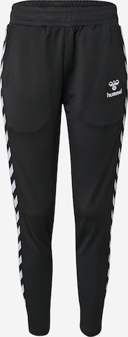 Coupe slim Pantalon de sport 'Nelly 2.3' Hummel en noir : devant
