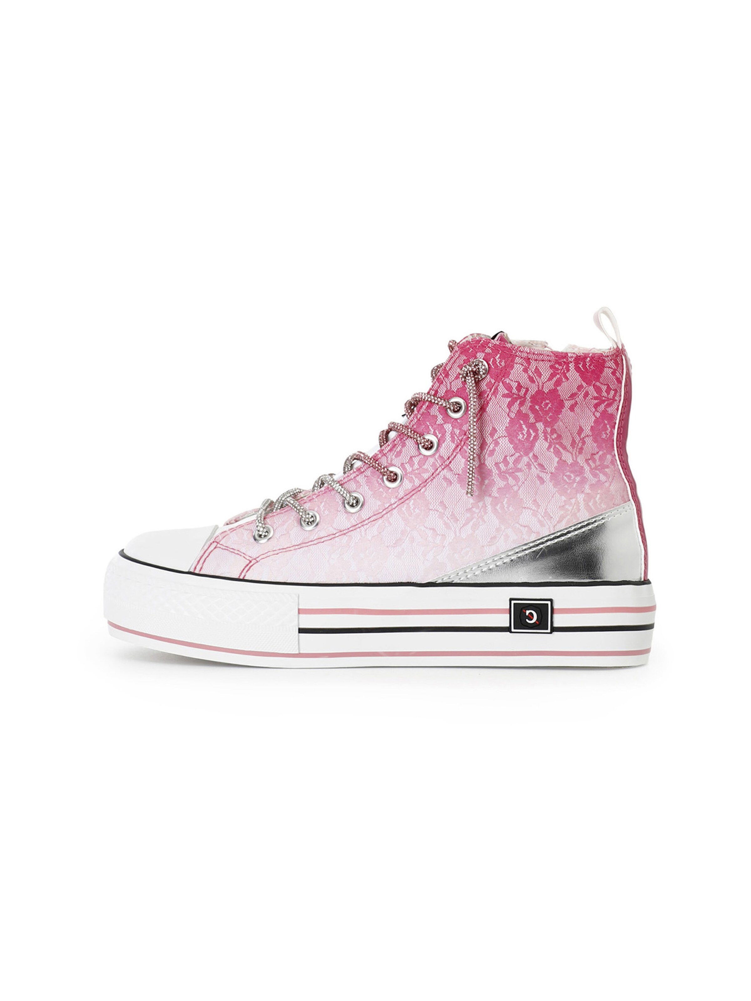 Sneaker bassa di CAFè NOIR in rosa: frontale