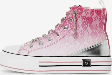 Sneaker bassa di CAFè NOIR in rosa: frontale