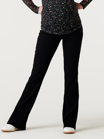 Supermom Flared Pants 'Botley' in Black: front