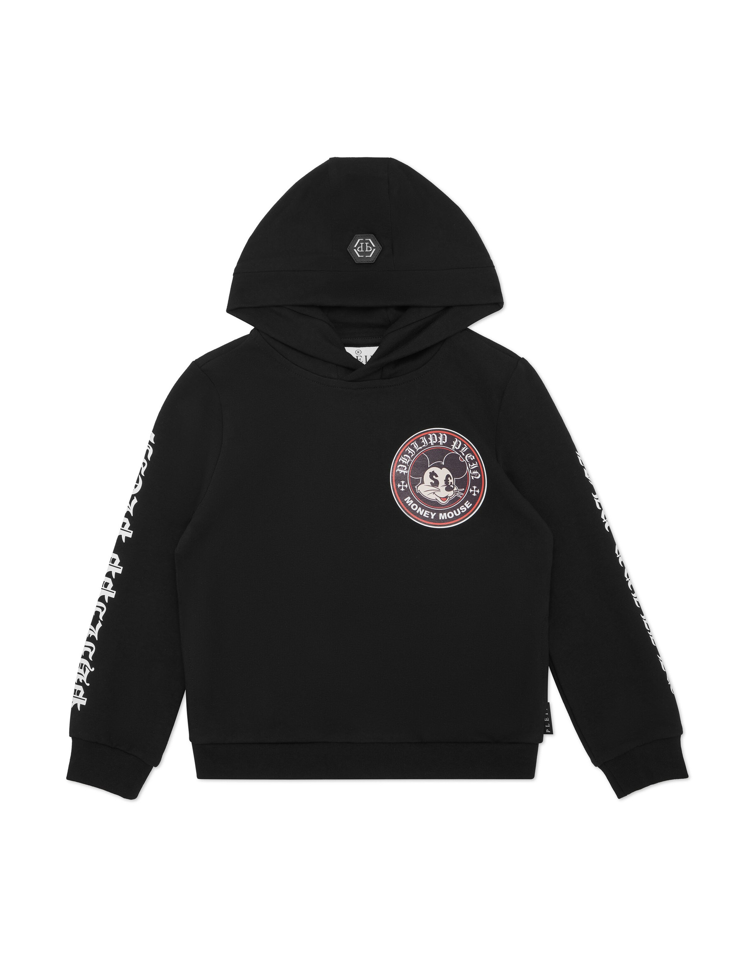 Felpa 'Money' di Philipp Plein in nero: frontale