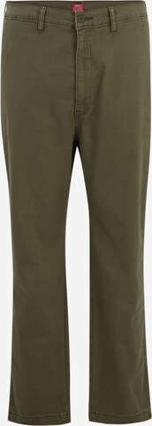 Levi's® Big & Tall Tapered Chino nadrág - zöld: elől