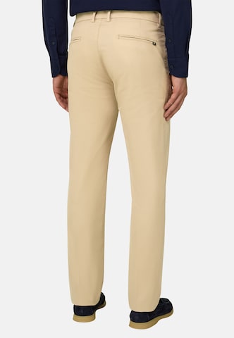 Coupe slim Pantalon chino Boggi Milano en marron