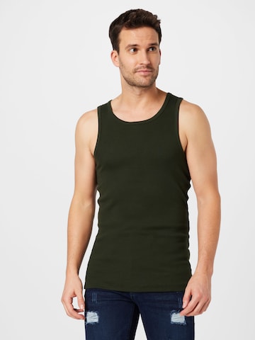 Superdry - Camiseta en verde: frente