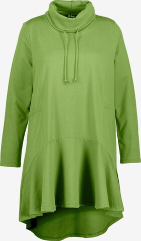 Sweat-shirt Ulla Popken en vert : devant